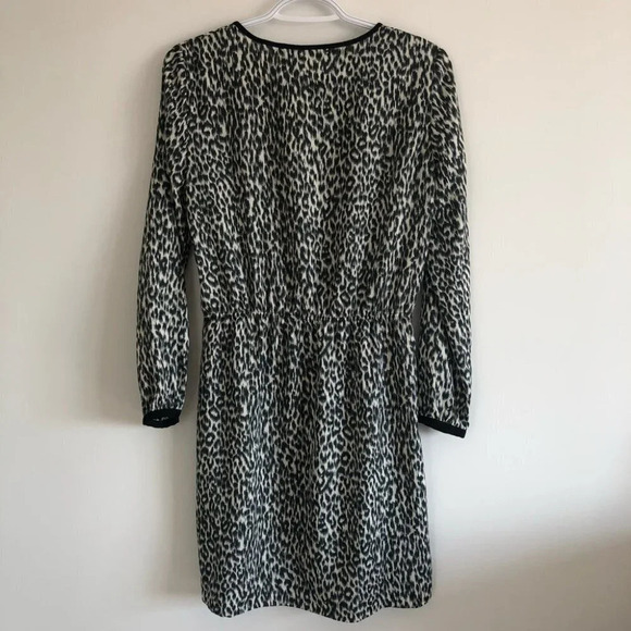 Zara Basic Sz XS Animal Print Black & White  Dress - Picture 5 of 7